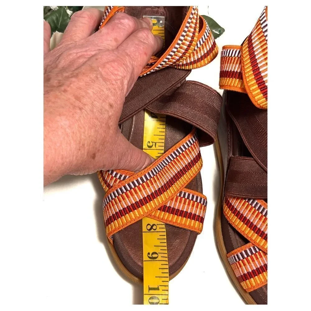 Sorel Joanie II Strap Wedge Sandal EUC Size [6.5 ] Burgandy - Picture 9 of 14